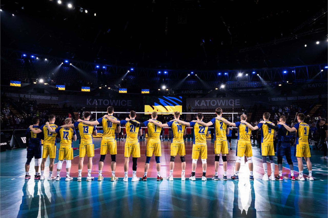 والیبال اوکراین شگفتی ساز شد - عکس تیمی