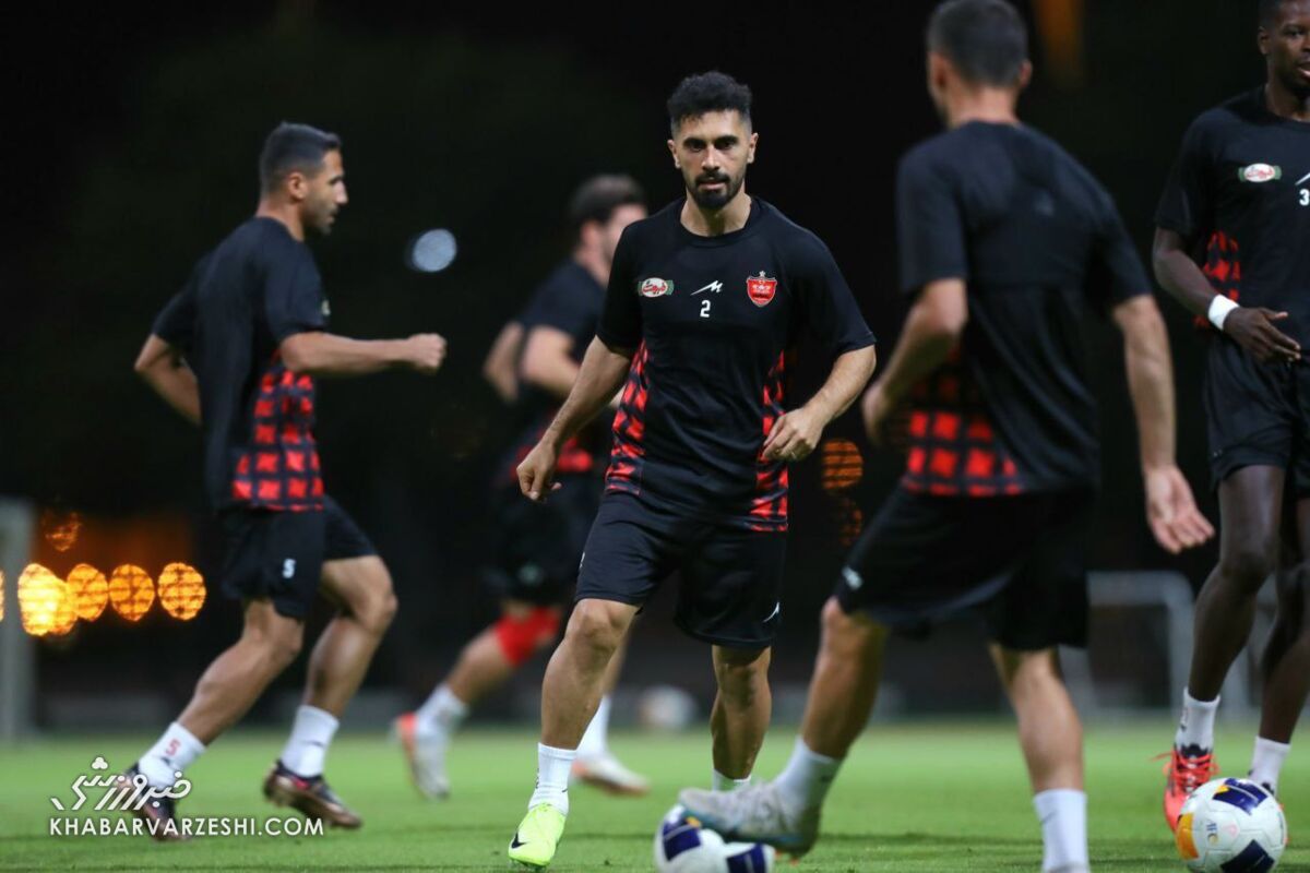 ستاره سرخ‌ها برگشت و پرسپولیس بمب خنده شد +تصاویر