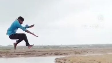 قابل توجه رییس فدراسیون؛ این پرنده جنوبی را پیدا کنید! / پرش باور نکردنی جوان ایرانی +فیلم