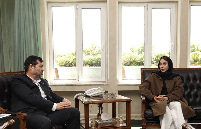 دیدار وزیر ورزش و جوانان با ناهید کیانی
