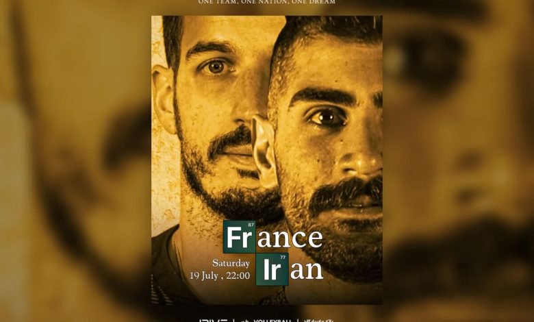 پوستر فدراسیون والیبال برای نبرد با فرانسه؛ سروقامتان ایران در اندیشه طلسم شکنی +عکس