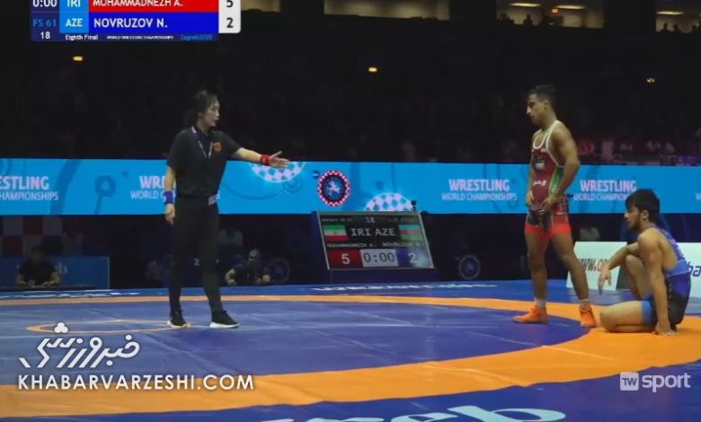 شیرینکاری تازه صداوسیما: کشتی با صدای استادیوم فوتبال! +ویدیو