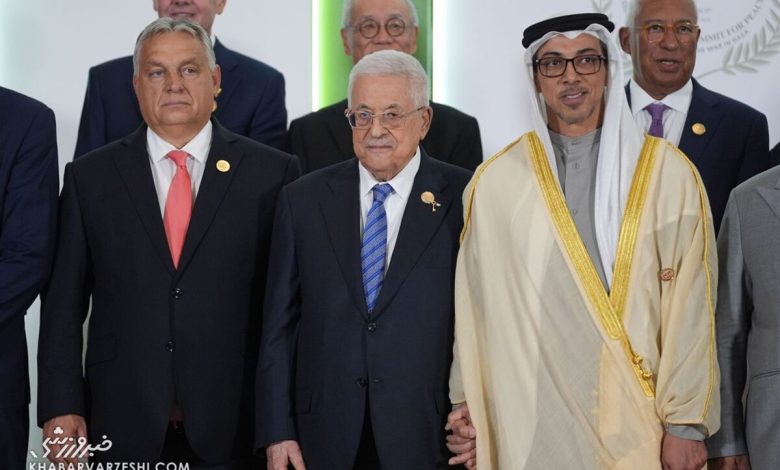 شیخ منصور در اجلاس صلح غزه