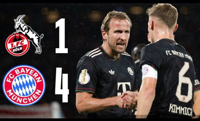 ویدیو| خلاصه بازی کلن ۱ - بایرن مونیخ ۴ با گزارش انگلیسی/ باواریایی‌ها را عصبانی کردند!