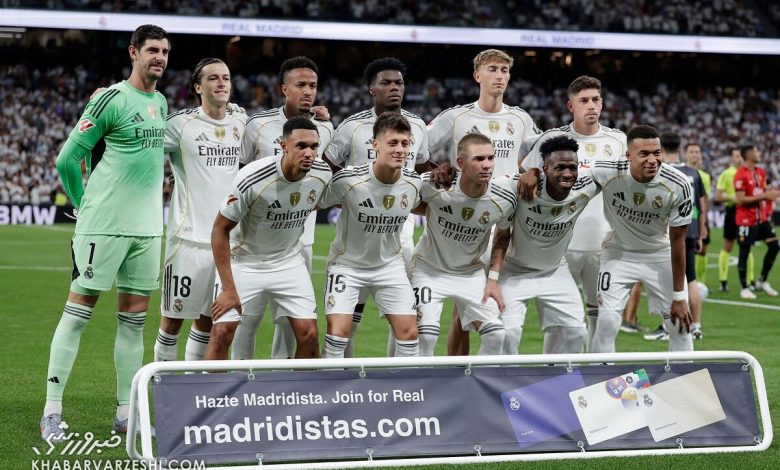 ترکیب رئال مادرید مقابل رایو وایکانو اعلام شد +عکس
