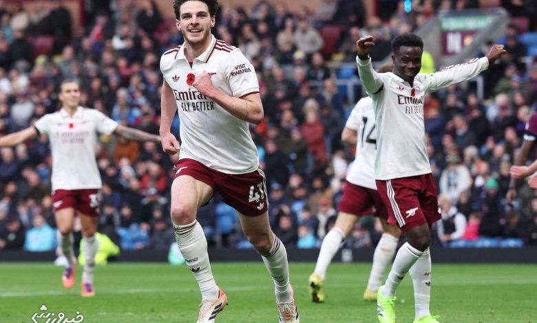 برنلی ۰ - آرسنال ۲/ صدرنشینی قاطع توپچیها؛ هشتمین پیروزی با شلیک به برنلی