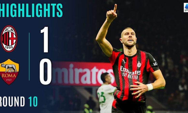 ویدیو| خلاصه بازی میلان ۱ - رم ۰/ برد ارزشمند روسونری با درخشش مانیان