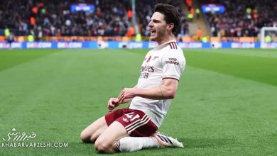 ویدیو| این بار نه ضربه ایستگاهی، بلکه گل با ضربه سر؛ دوربین دکلان رایس مقابل برنلی