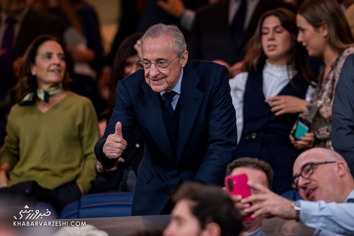 فلورنتینو پرس رئیس باشگاه رئال مادرید