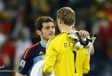 ویدیو| چالش «کی بهتر از من؟» با ایکر کاسیاس/ گلر اسپانیایی از کورتوا و نویر هم رد شد!