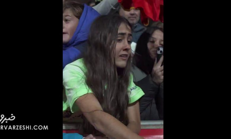 ویدیو| گریه عجیب دختر هوادار فرمین لوپز پس از گرفتن پیراهن این بازیکن!
