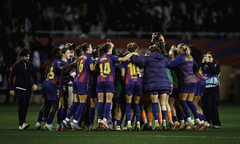 بارسلونا ۴ - رئال مادرید ۰/ صدرنشینی مقتدرانه زنان آبیاناریها با گلباران کهکشانیها در الکلاسیکو +ویدیو