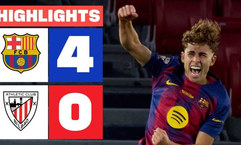 ویدیو| خلاصه بازی بارسلونا ۴ - اتلتیک بیلبائو ۰/ بازگشت شکوهمندانه به نوکمپ