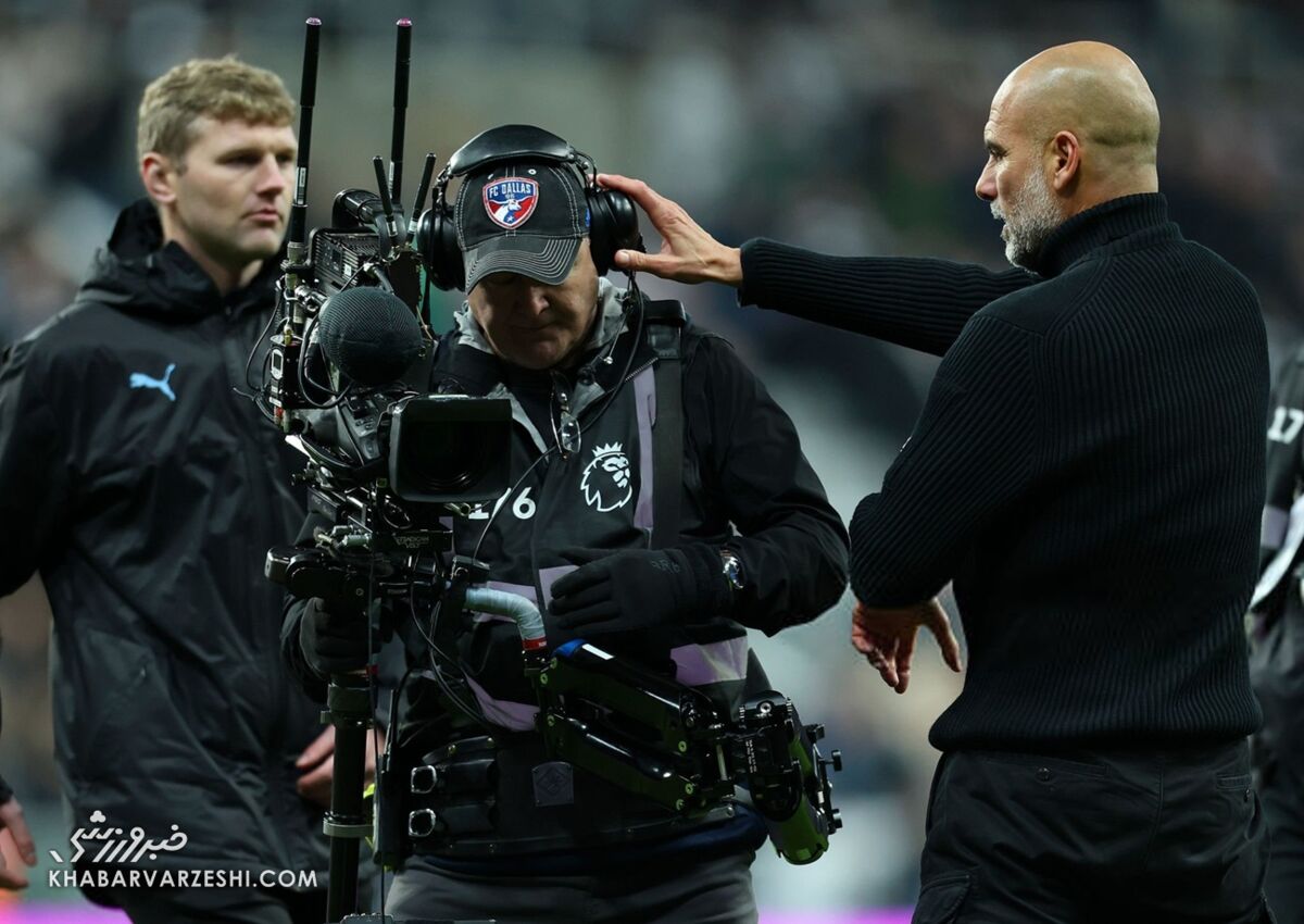 درگیری پپ گواردیولا و فیلمبردار