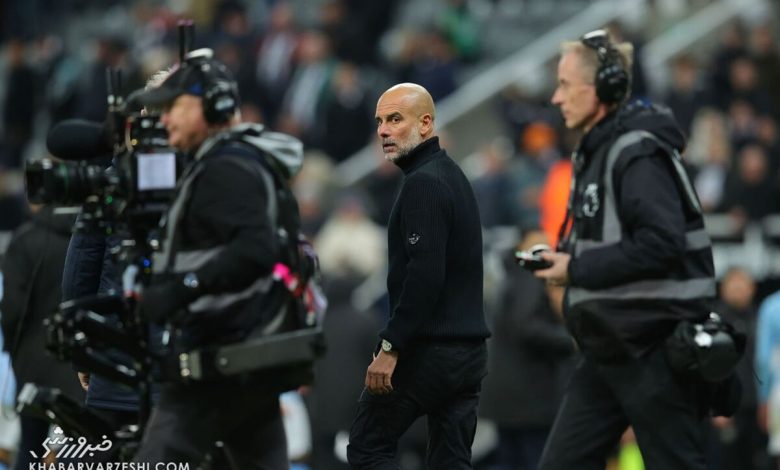 گواردیولا از کنترل خارج شد؛ درگیری با فیلمبردار پس از شکست تلخ +تصاویر