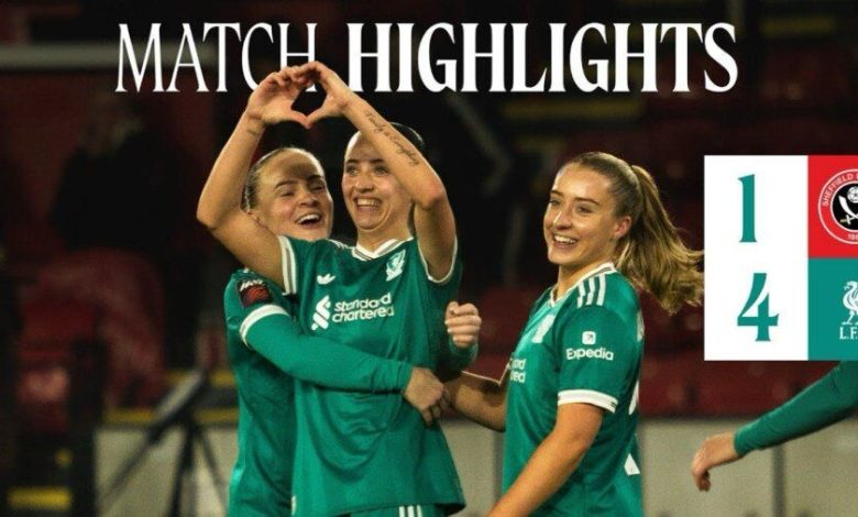 ویدیو| خلاصه بازی زنان شفیلد ۱ - لیورپول ۴/ برعکس تیم مردان، وضعیت تیم زنان خوب است!