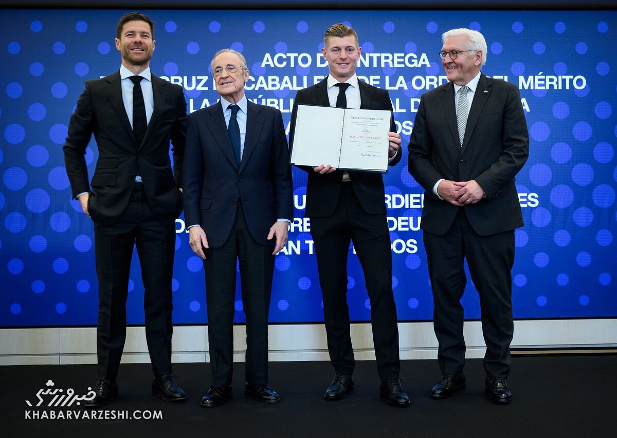 نشان افتخار آلمان برای تونی کروس