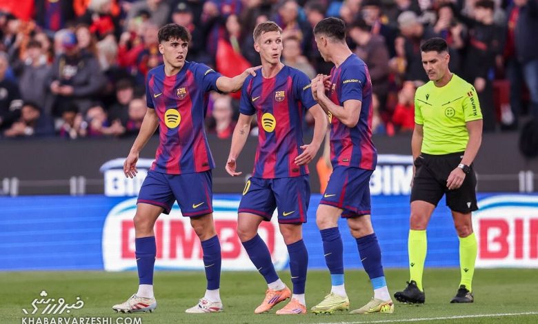 بارسلونا ۳ - آلاوس ۱/ برد شیرین در ۱۲۶ سالگی؛ صدرنشین لالیگا عوض شد!