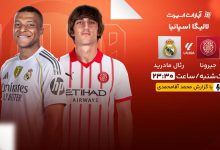 پخش زنده بازی خیرونا و رئال مادرید/ تماشای رایگان و اینترنتی رقابتهای لالیگا اسپانیا