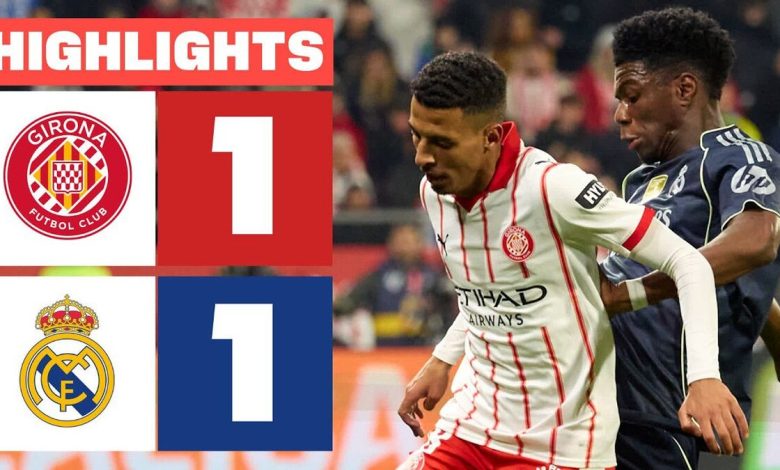 ویدیو| خلاصه بازی خیرونا ۱ - رئال مادرید ۱/ توقف بدموقع