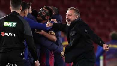 ویدیو| واکنشهای فلیک پس از گلهای بارسلونا به اتلتیکومادرید؛ انفجار نیمکت پس از گل سوم