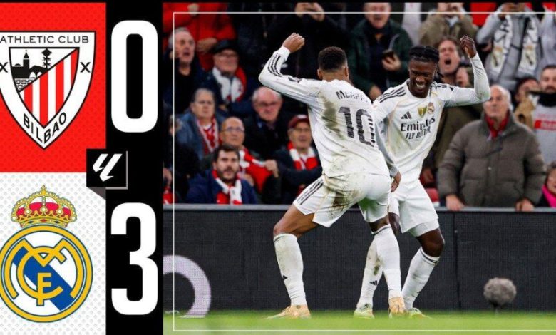 ویدیو| خلاصه بازی اتلتیک بیلبائو ۰ - رئال مادرید ۳/ امباپه همه کاره بود؛ دو گل تماشایی از کیلیان