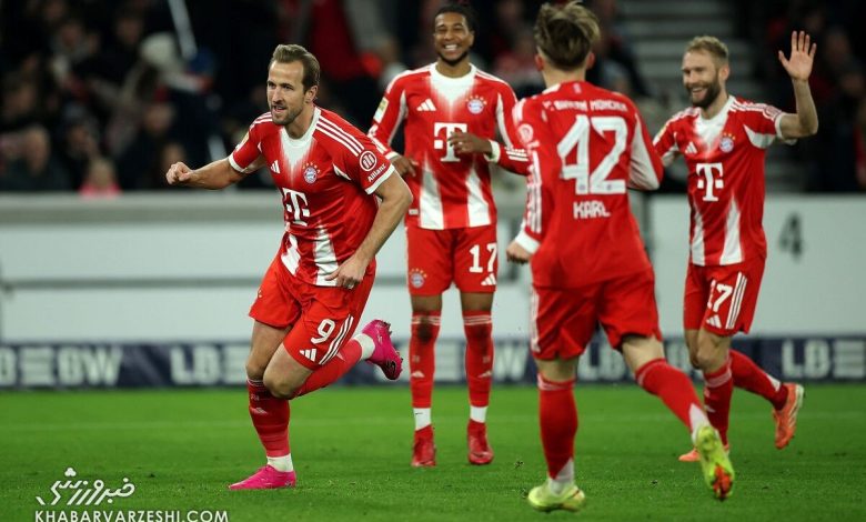 اشتوتگارت ۰ - بایرن مونیخ ۵/ زلزله تمام نشدنی صدرنشین با جادوی هری!