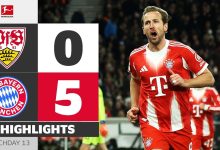 ویدیو| خلاصه بازی بایرن مونیخ ۵ - اشتوتگارت ۰/ تیم کمپانی صدرنشین دست نیافتنی!