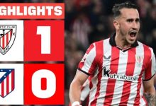 ویدیو| خلاصه بازی اتلتیک بیلبائو ۱ - اتلتیکو مادرید ۰/ فاصله با صدر ۹ امتیاز شد!