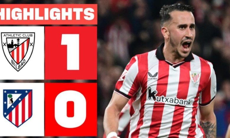 ویدیو| خلاصه بازی اتلتیک بیلبائو ۱ - اتلتیکو مادرید ۰/ فاصله با صدر ۹ امتیاز شد!