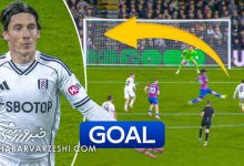 ویدیو| بیرون پای استادانه گل شد/ پایان قشنگ کار تیمی فولاد مقابل کریستال پالاس با ضربه تماشایی هری ویلسون