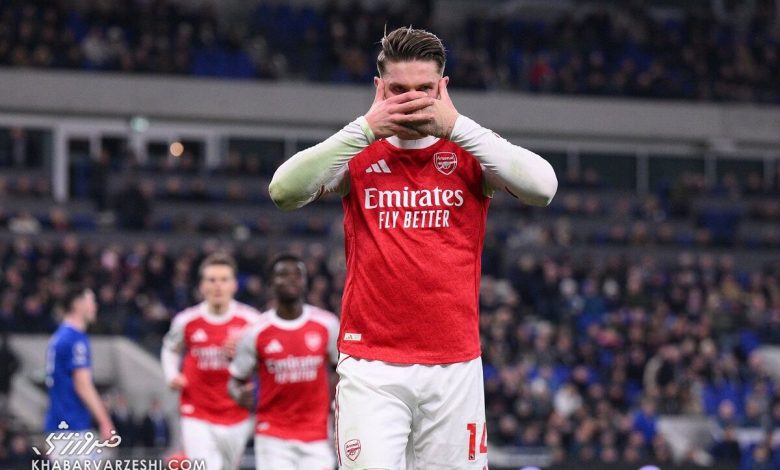 اورتون ۰ - آرسنال ۱/ توپچیها با چنگودندان صدر را نگه داشتند