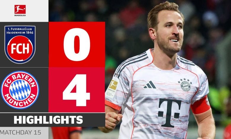 ویدیو| خلاصه بازی هایدنهایم ۰ - بایرن مونیخ ۴/ برد راحت مثل همیشه