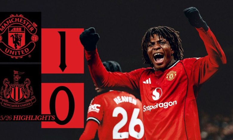 ویدیو| خلاصه بازی منچستریونایتد ۱ - نیوکاسل ۰/ پیروزی حیاتی با گل دورگو