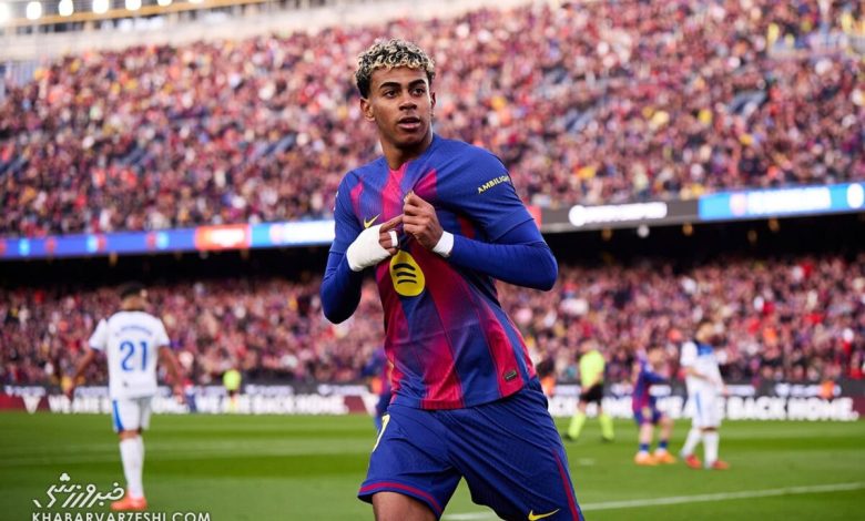 ویدیو| ۱۰ گل فوق‌العاده یامال در سال ۲۰۲۵