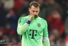 ویدیو| سوتی مرگبار گلر نویر در دیدار بایرن - هوفنهایم