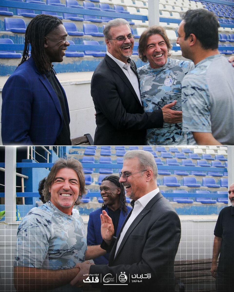 مدیران استقلال و سیدورف با ساپینتو