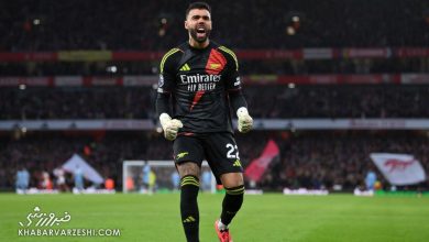 ویدیو| مهار شگفت‌انگیز دروازه‌بان آرسنال در برابر تاتنهام