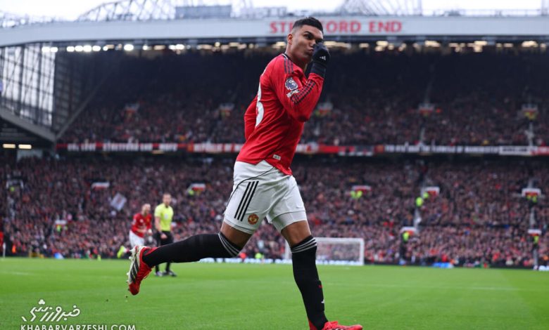 ویدیو| شادی گل مشترک ستاره منچستریونایتد و پسرش بعد از گلزنی