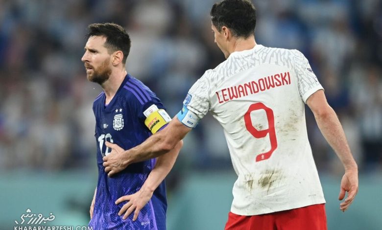 روبرت لواندوفسکی و لیونل مسی