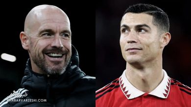 کریستیانو رونالدو و اریک تنهاخ