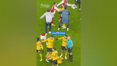 ویدیو| حرکت خشن در لیگ برتر پس از دریافت گل لحظه پایانی!