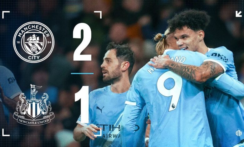 ویدیو| خلاصه بازی منچسترسیتی ۲ - نیوکاسل ۱/ برد حیاتی با درخشش اورایلی