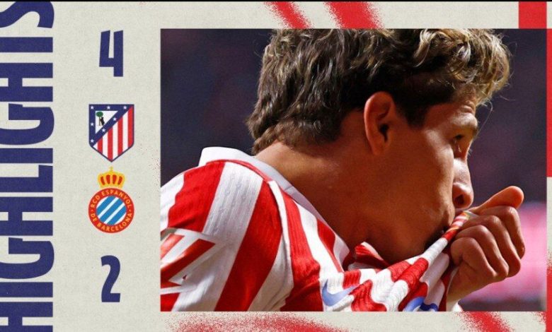ویدیو| خلاصه بازی اتلتیکو مادرید ۴ - اسپانیول ۲/ دیدنش را از دست ندهید!